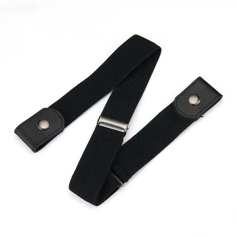 Elastic No Buckle Belt Adjustable Invisible Waist Band
