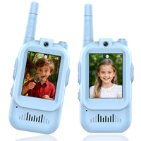 Kids Video Walkie Talkies with Real-Time Screen, 2 Pack
