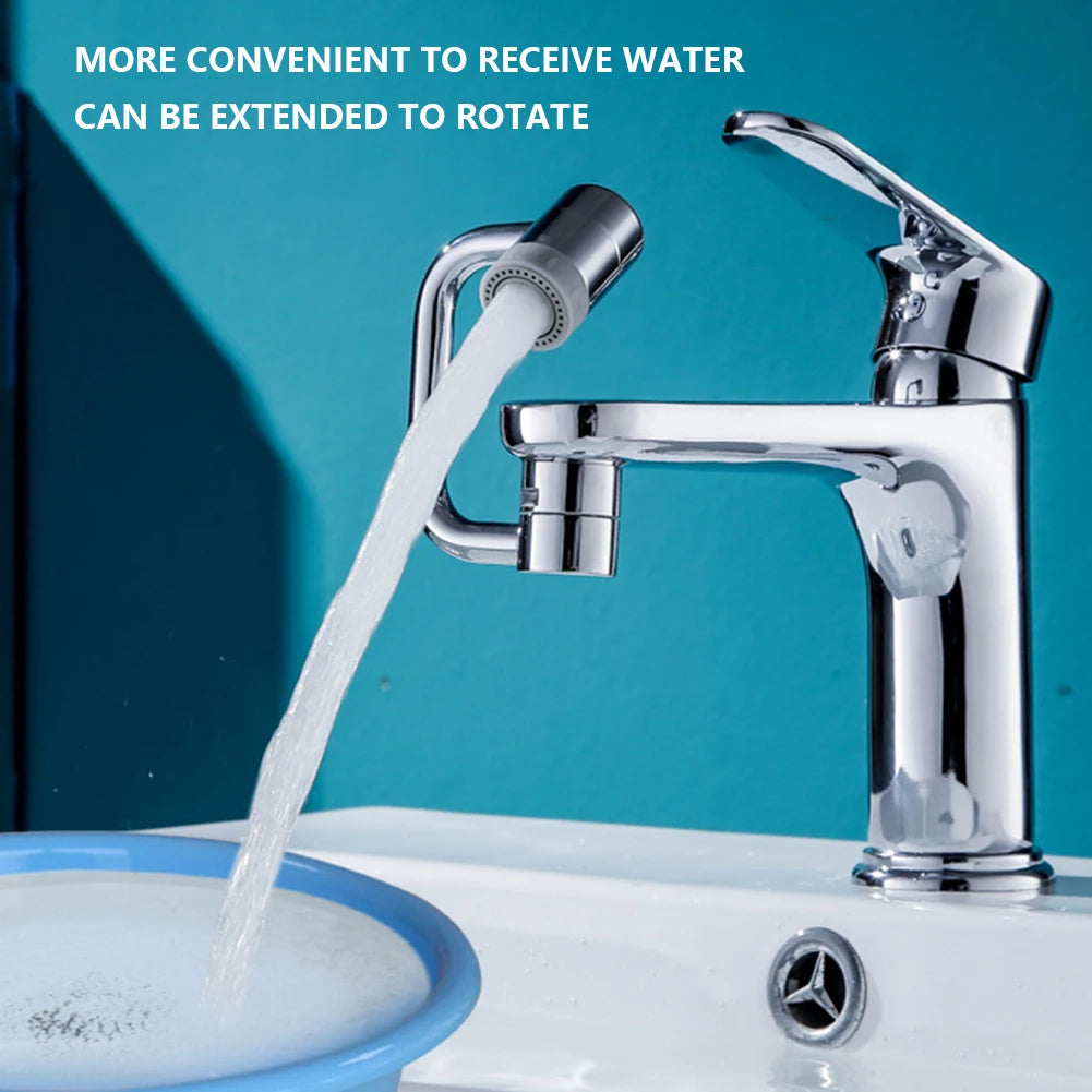 1080° Rotating Universal Faucet Extender - Flexible Sink Adapter