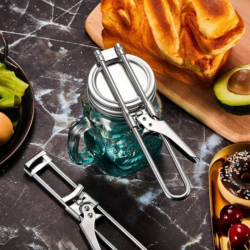 Adjustable Stainless Steel Jar Opener - Multi Function Kitchen Tool