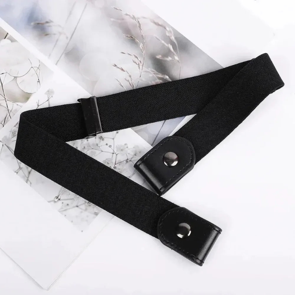 Elastic No Buckle Belt Adjustable Invisible Waist Band