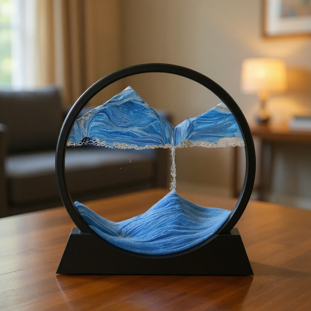 3D Moving Sand Art Liquid Decor