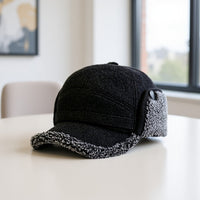 Winter Baseball Cap with Fleece Earflaps - Warm Sports Hat