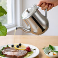 Bacon Grease Container with Built-in Strainer for Kitchen