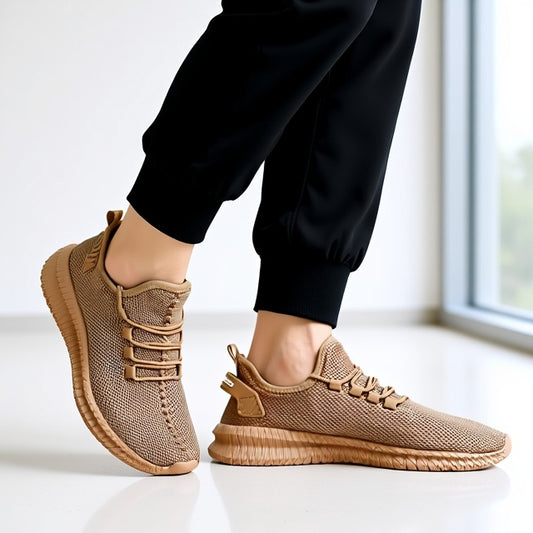 Breathable Mesh Running Shoes with Anti-Slip EVA Sole