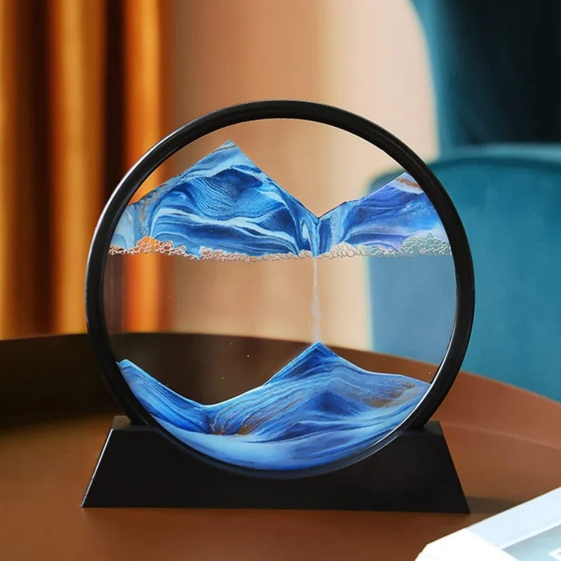 3D Moving Sand Art Liquid Decor