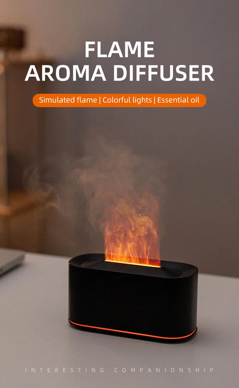 Flame Effect Essential Oil Diffuser