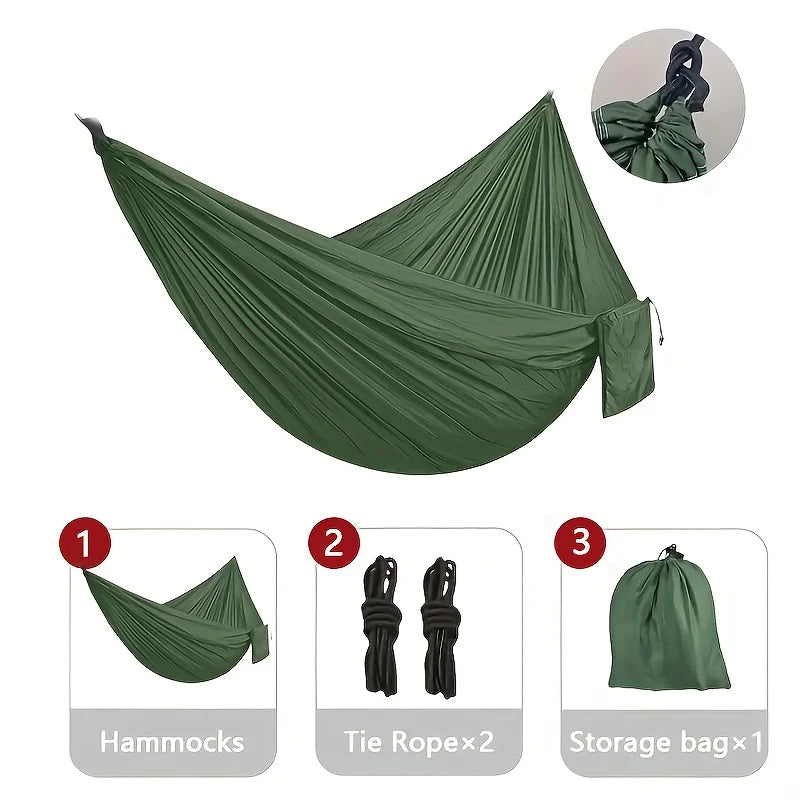Polyester Hammock with Straps Lightweight