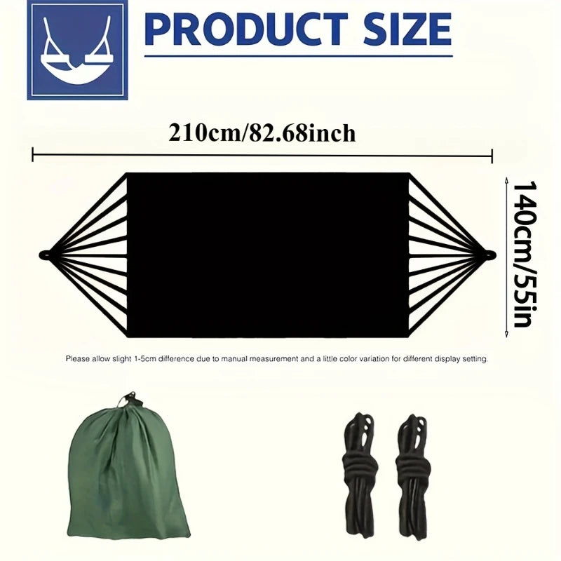 Polyester Hammock with Straps Lightweight