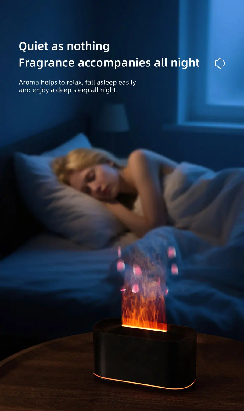 Flame Effect Essential Oil Diffuser