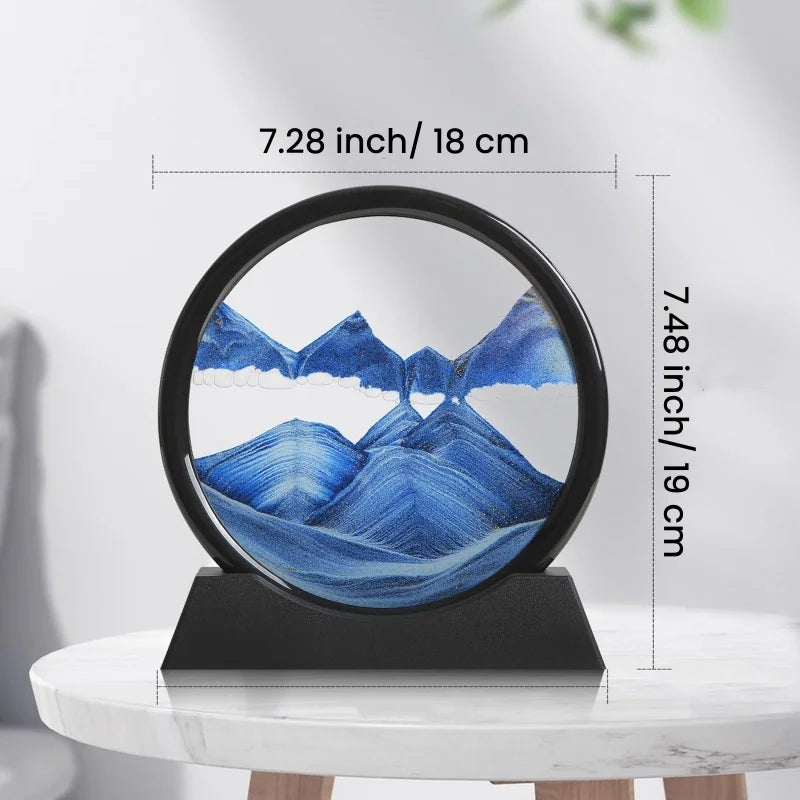 3D Moving Sand Art Liquid Decor