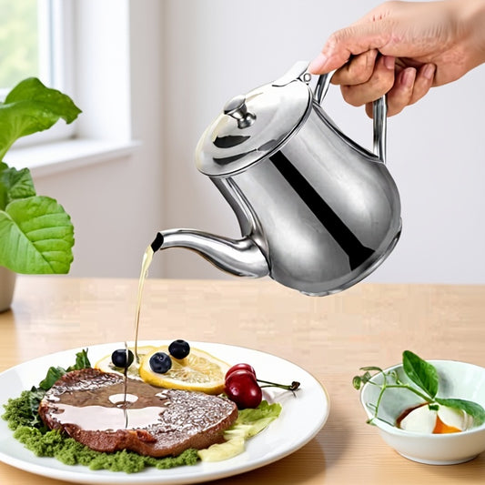 Bacon Grease Container with Double Mesh Strainer Lid
