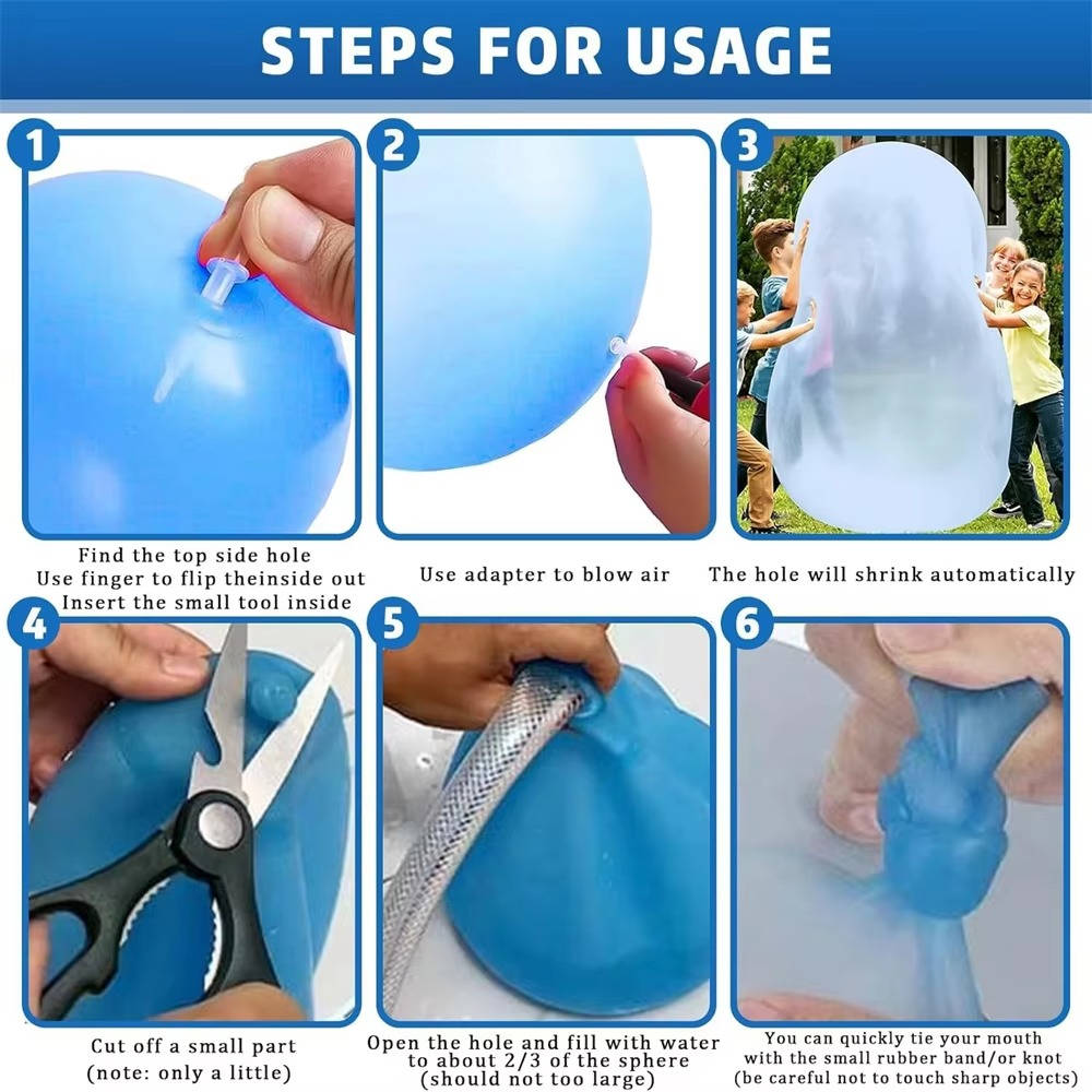 Bubble Ball Reusable Children Outdoor Soft Inflatable Giant Elastic Water-filled Ball Balloon Toy for Beach Fun Party Game Gifts