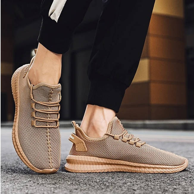 Anti Slip Running Shoes Breathable Mesh Casual Sneakers