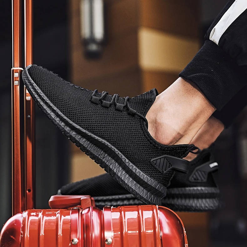Anti Slip Running Shoes Breathable Mesh Casual Sneakers