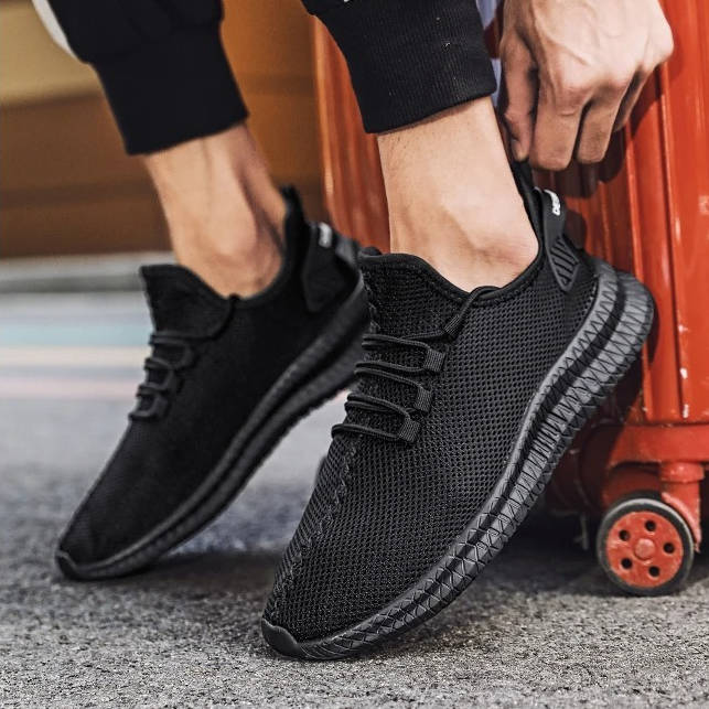 Anti Slip Running Shoes Breathable Mesh Casual Sneakers