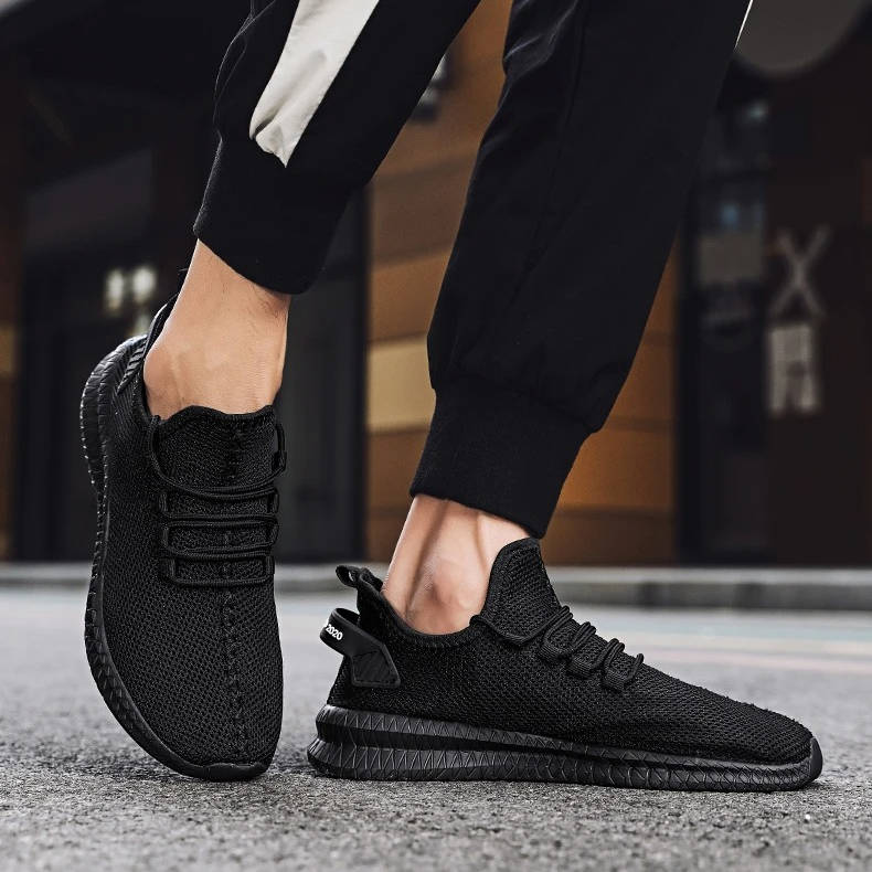 Breathable Mesh Running Shoes with Anti-Slip EVA Sole