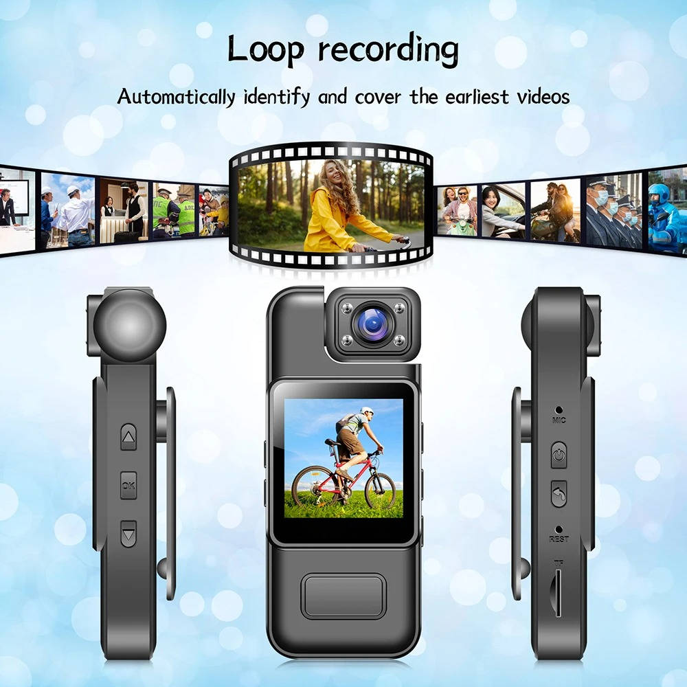 4K Ultra HD WiFi Mini Body Camera with 180° Rotating Lens