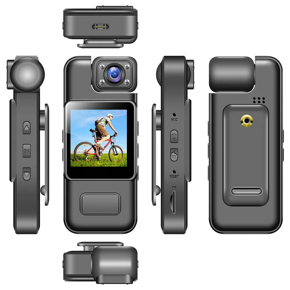 4K Ultra HD WiFi Mini Body Camera with 180° Rotating Lens