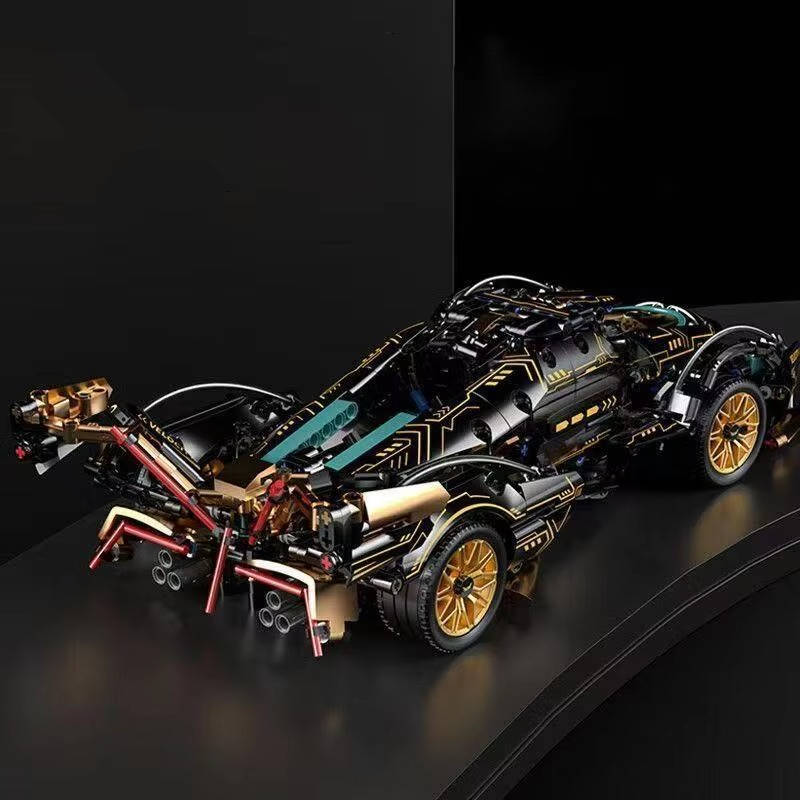 1690 Piece V12 Model Car Building Block Set - Educational STEM Toy