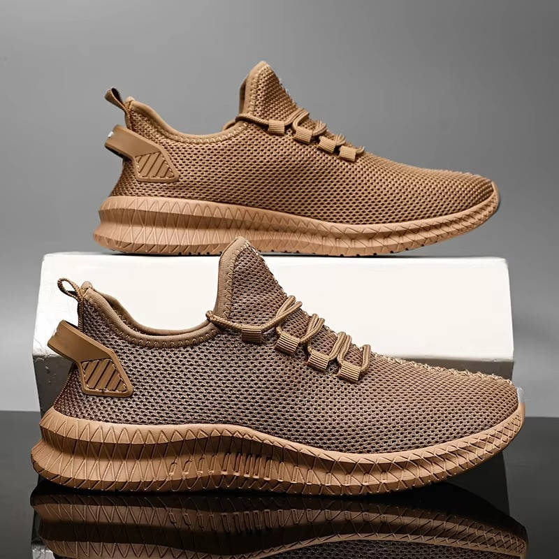 Anti Slip Running Shoes Breathable Mesh Casual Sneakers