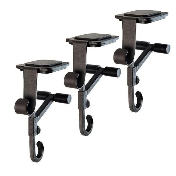 Adjustable Fireplace Stocking Hanger Set for Mantels 0.5-8.5"