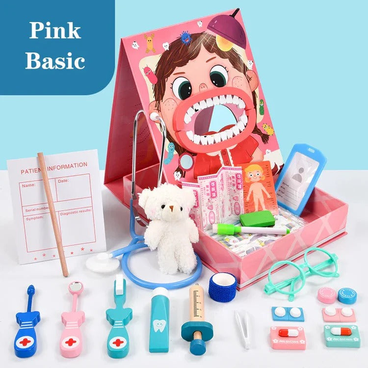 Children's Dentist Role-Play Kit with Tools & Accessories – Fejro