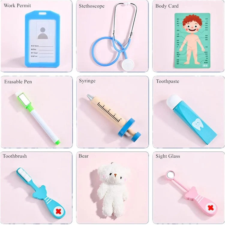 Children's Dentist Role-Play Kit with Tools & Accessories – Fejro