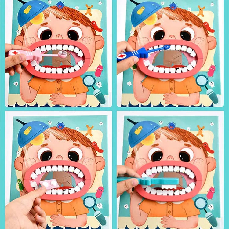 Children's Dentist Role-Play Kit with Tools & Accessories – Fejro