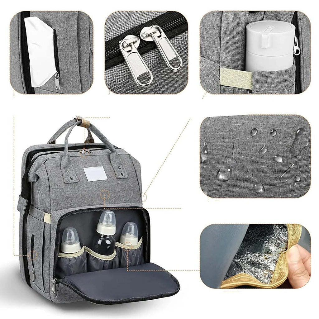 Parent Backpack Diaper Bag - Multi Compartment Baby Essentials