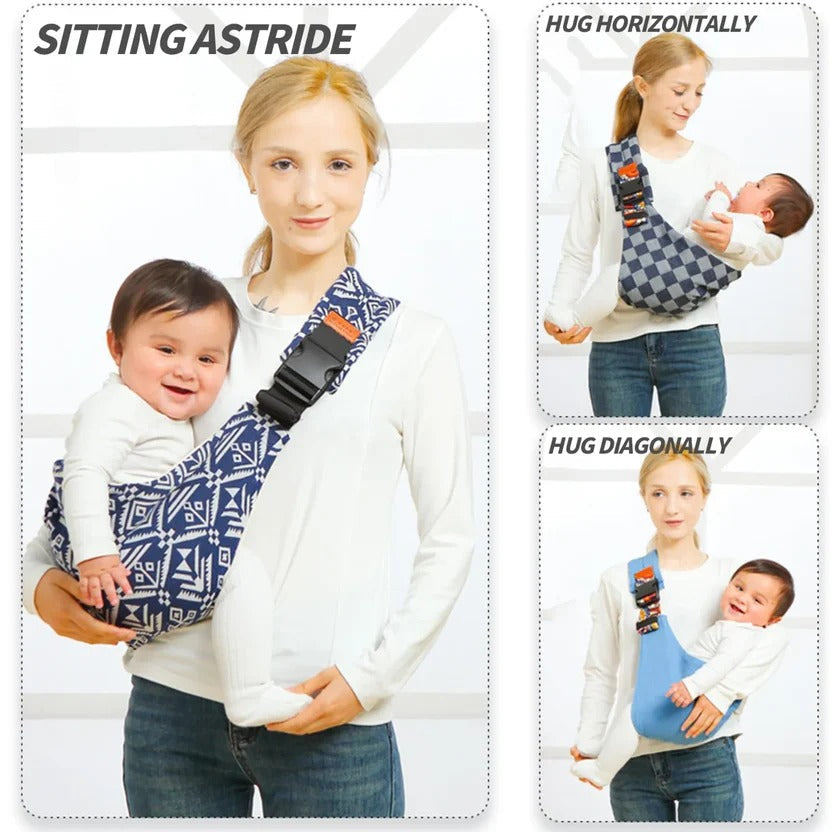 Adjustable Baby Sling Carrier - Hands-Free Infant Support