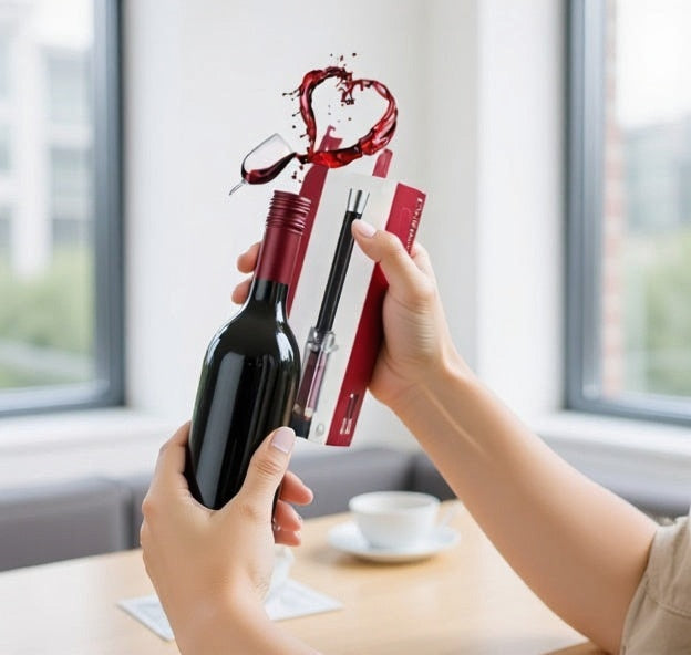 Air-Assist Wine Opener Set with Cork Extraction Needle
