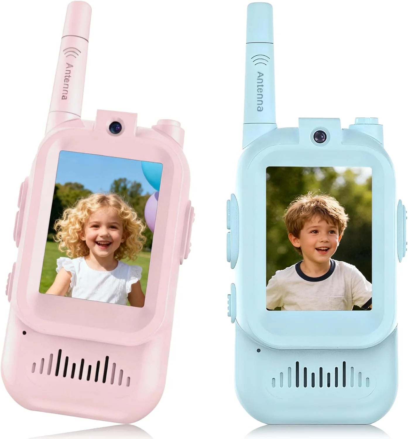 Kids Video Walkie Talkies with Real-Time Screen, 2 Pack